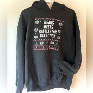 Bears, Beets, Battlestar Galactica Christmas Hoodie